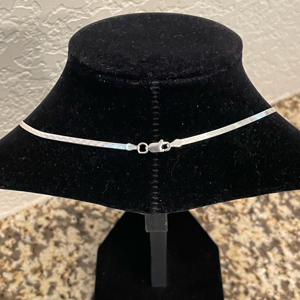 24 Inch Two-Sided Solid Sterling Silver Stamped 9… - image 5